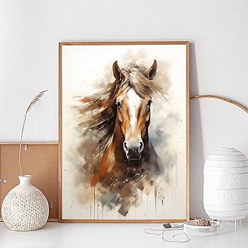 絵画 インテリア 油絵 F4-121712 馬 絵画 インテリア 油絵 F4-121712 馬